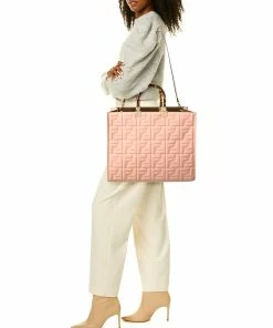 FENDI Sunshine Medium Leather Tote Women Totes -Fendi Sales Store 1161528492 RLLZ 4