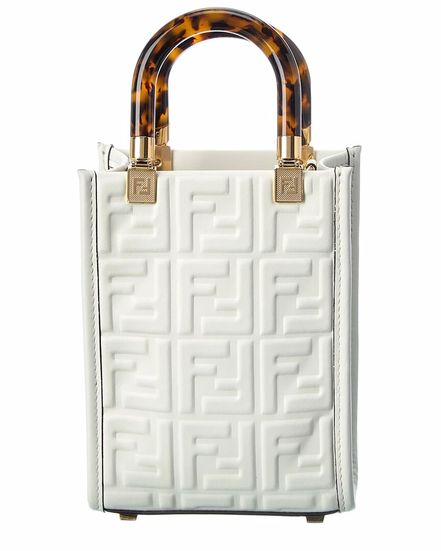 FENDI Sunshine Mini Leather Tote Women Totes 3 FENDI Sunshine Mini Leather Tote Women Totes