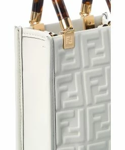 FENDI Sunshine Mini Leather Tote Women Totes 8 FENDI Sunshine Mini Leather Tote Women Totes -Fendi Sales Store 1161539246 RLLZ 3