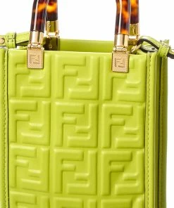 FENDI Sunshine Mini Leather Tote Women Totes -Fendi Sales Store 1161539247 RLLZ 3