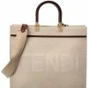 FENDI Sunshine Medium Canvas Tote Women Totes -Fendi Sales Store 1161543029 RLLZ 1