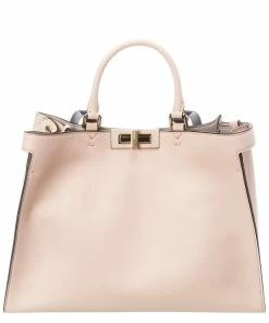FENDI Peekaboo X Small Leather Tote Women Totes