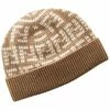 FENDI FF Jacquard Cashmere Beanie Women Hats 1 FENDI FF Jacquard Cashmere Beanie Women Hats -Fendi Sales Store 1171509567 RLLZ 1