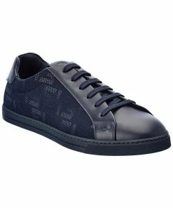 FENDI FF Leather Sneaker Men Fashion Sneakers