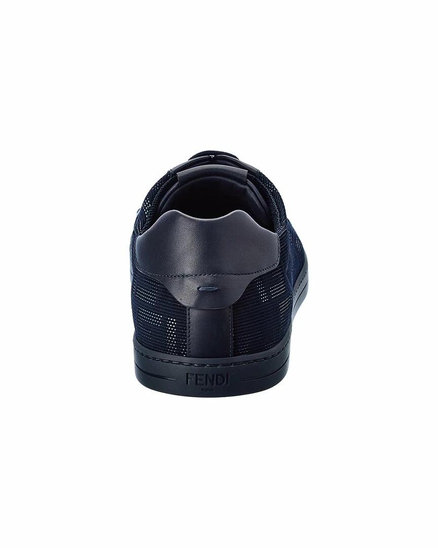 FENDI FF Leather Sneaker Men Fashion Sneakers 5 FENDI FF Leather Sneaker Men Fashion Sneakers - Image 3