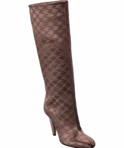 FENDI FF Karligraphy Knee-High Boot Women Boots