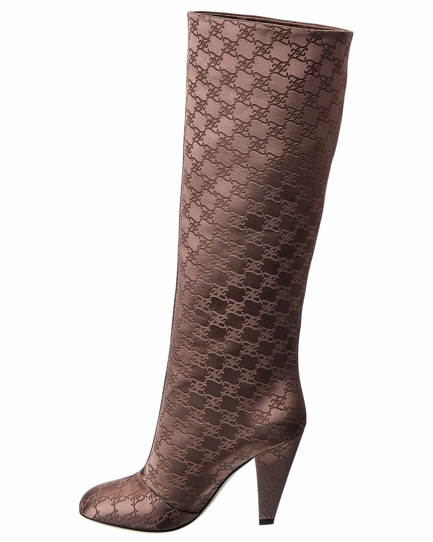 FENDI FF Karligraphy Knee-High Boot Women Boots 4 FENDI FF Karligraphy Knee-High Boot Women Boots - Image 2
