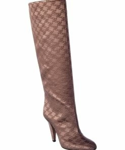 FENDI FF Karligraphy Knee-High Boot Women Boots