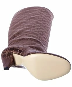 FENDI FF Karligraphy Knee-High Boot Women Boots -Fendi Sales Store 1313173540 RLLZ 4