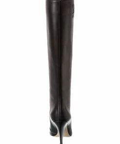 FENDI Karligraphy Leather Knee-High Boot Women Boots -Fendi Sales Store 1313173541 RLLZ 3