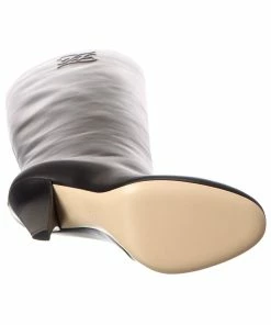 FENDI Karligraphy Leather Knee-High Boot Women Boots -Fendi Sales Store 1313173541 RLLZ 4