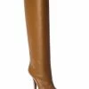 FENDI Karligraphy Leather Knee-High Boot Women Boots