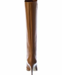 FENDI Karligraphy Leather Knee-High Boot Women Boots -Fendi Sales Store 1313173542 RLLZ 3