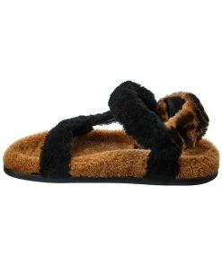 FENDI First Shearling Sandal Women Flat Sandals -Fendi Sales Store 1313186673 RLLZ 2