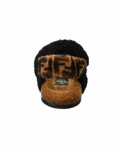 FENDI First Shearling Sandal Women Flat Sandals -Fendi Sales Store 1313186673 RLLZ 3