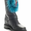 FENDI Leather & Mink Caroline Boot, Size 37 (Authentic Pre-Owned) Women Boots -Fendi Sales Store 1313202998 RLLZ 1
