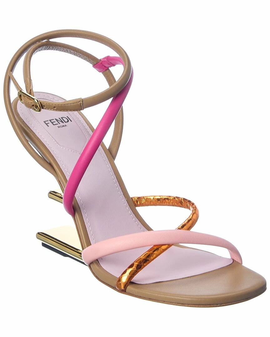 FENDI First Leather Sandal Women Heeled Sandals 3 FENDI First Leather Sandal Women Heeled Sandals