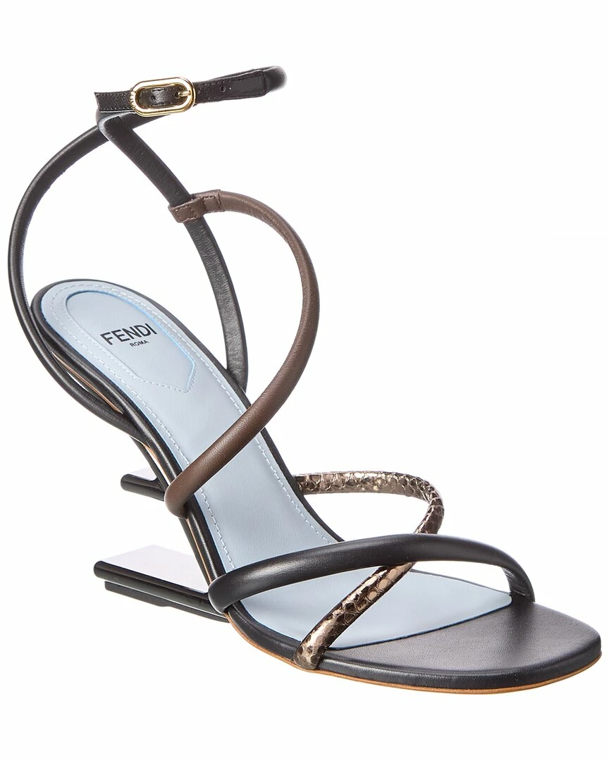 FENDI First Leather Sandal Women Heeled Sandals 3 FENDI First Leather Sandal Women Heeled Sandals