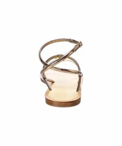 FENDI O'Lock Leather Sandal Women Flat Sandals -Fendi Sales Store 1313339925 RLLZ 3