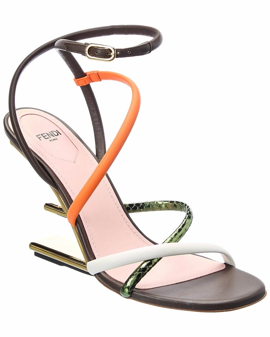 FENDI First Leather Sandal Women Heeled Sandals 3 FENDI First Leather Sandal Women Heeled Sandals