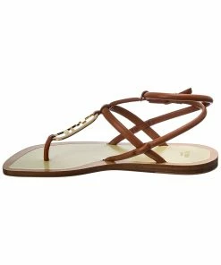 FENDI O'Lock Leather Sandal Women Flat Sandals -Fendi Sales Store 1313341056 RLLZ 2