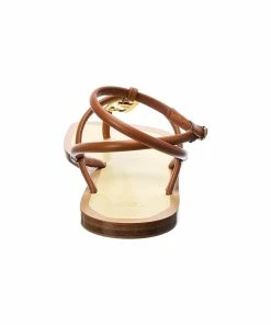 FENDI O'Lock Leather Sandal Women Flat Sandals -Fendi Sales Store 1313341056 RLLZ 3