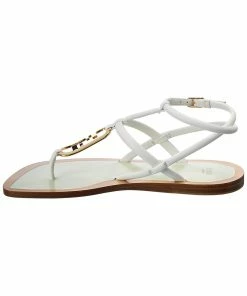 FENDI O'Lock Leather Sandal Women Flat Sandals -Fendi Sales Store 1313341057 RLLZ 2