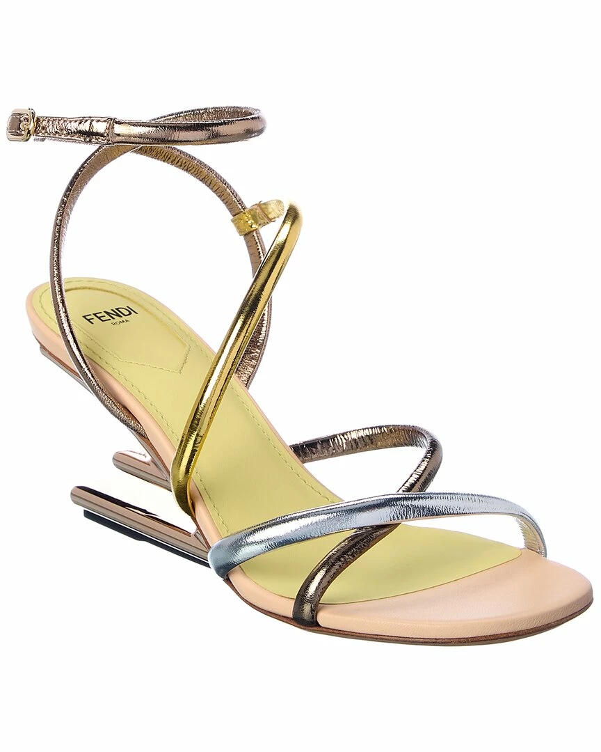 FENDI First Leather Sandal Women Heeled Sandals 3 FENDI First Leather Sandal Women Heeled Sandals