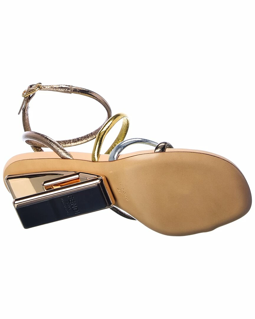 FENDI First Leather Sandal Women Heeled Sandals 6 FENDI First Leather Sandal Women Heeled Sandals - Image 4