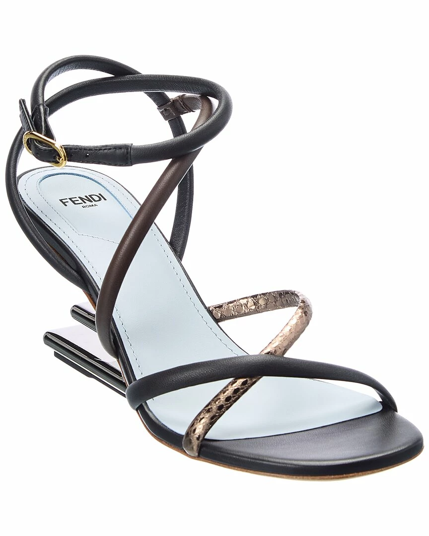 FENDI First Leather Sandal Women Heeled Sandals 3 FENDI First Leather Sandal Women Heeled Sandals