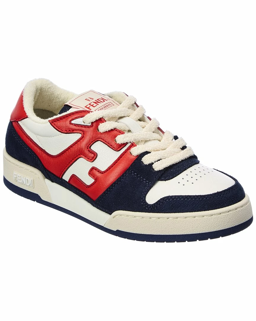 FENDI Match Leather Sneaker Women Fashion Sneakers 3 FENDI Match Leather Sneaker Women Fashion Sneakers