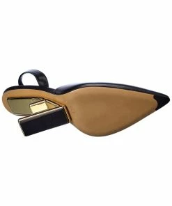 FENDI First Leather Slingback Pump Women Pumps -Fendi Sales Store 1313439042 RLLZ 4