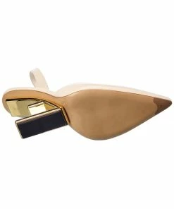 FENDI First Leather Slingback Pump Women Pumps -Fendi Sales Store 1313456991 RLLZ 4