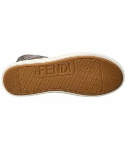 FENDI Domino FF Jacquard High-Top Sneaker Women Fashion Sneakers -Fendi Sales Store 1313475173 RLLZ 4