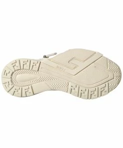 FENDI Flow Leather Sneaker Women Fashion Sneakers -Fendi Sales Store 1313500948 RLLZ 4