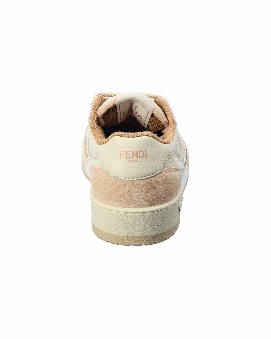 FENDI Match Suede & Leather Sneaker Women Fashion Sneakers 5 FENDI Match Suede & Leather Sneaker Women Fashion Sneakers - Image 3