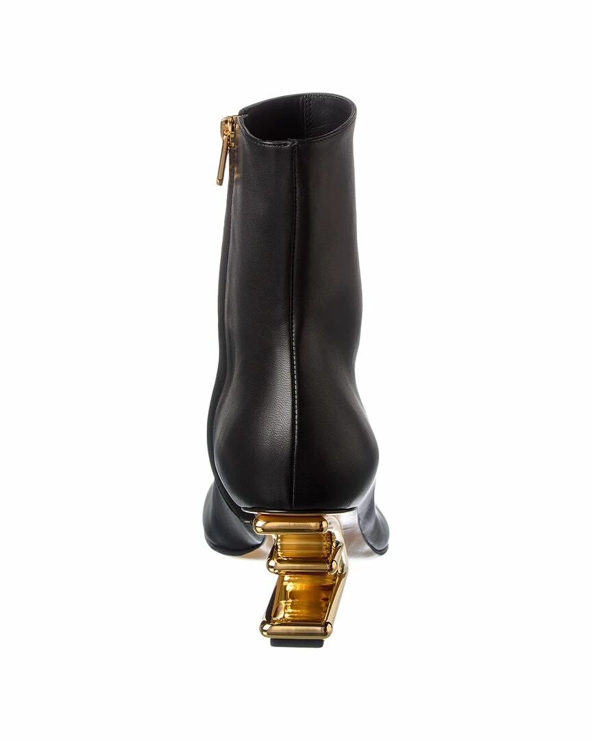 FENDI First Leather Bootie Women Booties 4 FENDI First Leather Bootie Women Booties - Image 3