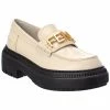 FENDI Fendigraphy Leather Loafer Women Flats