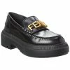 FENDI Fendigraphy Leather Loafer Women Flats