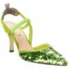 FENDI Colibri Lite Sequin Silk & Leather Slingback Pump Women Pumps -Fendi Sales Store 1313528504 RLLZ 1