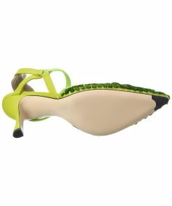 FENDI Colibri Lite Sequin Silk & Leather Slingback Pump Women Pumps -Fendi Sales Store 1313528504 RLLZ 4