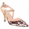 FENDI Colibri Lite Sequin Silk & Leather Slingback Pump Women Pumps