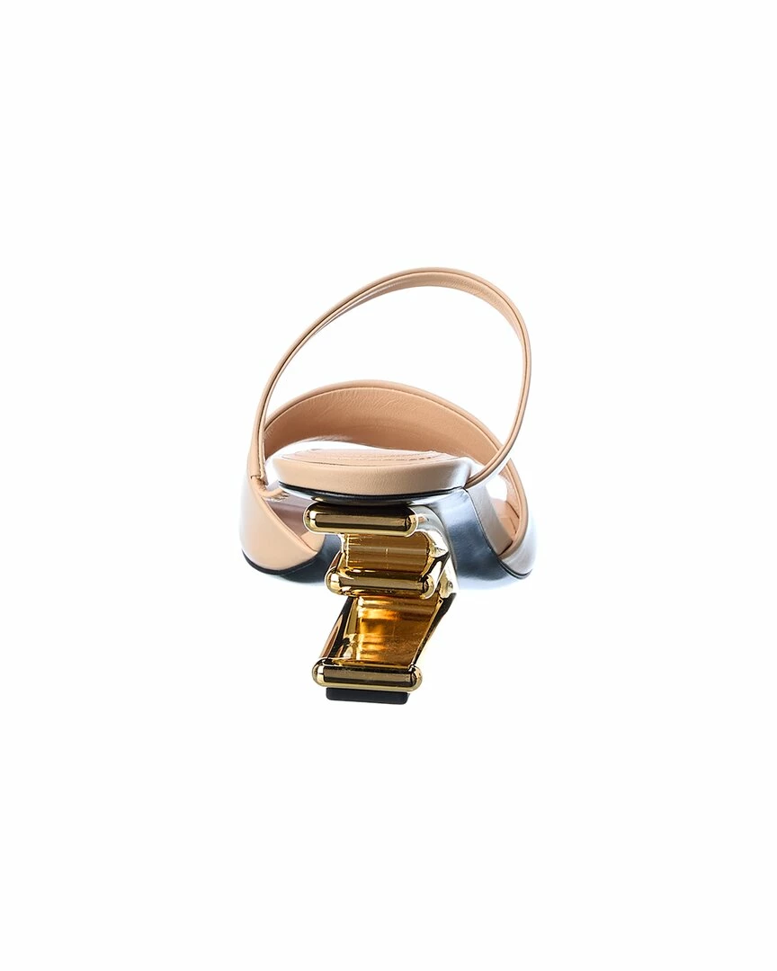 FENDI First Leather Sandal Women Heeled Sandals 4 FENDI First Leather Sandal Women Heeled Sandals - Image 3