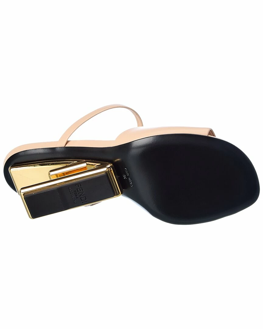 FENDI First Leather Sandal Women Heeled Sandals 5 FENDI First Leather Sandal Women Heeled Sandals - Image 4