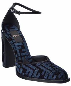 FENDI Cut FF Chenille Pump Women Pumps