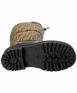 FENDI Signature Leather-Trim Boot Women Boots -Fendi Sales Store 1313539263 RLLZ 4