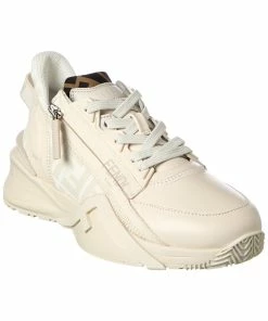 FENDI Flow Leather Sneaker Women Fashion Sneakers
