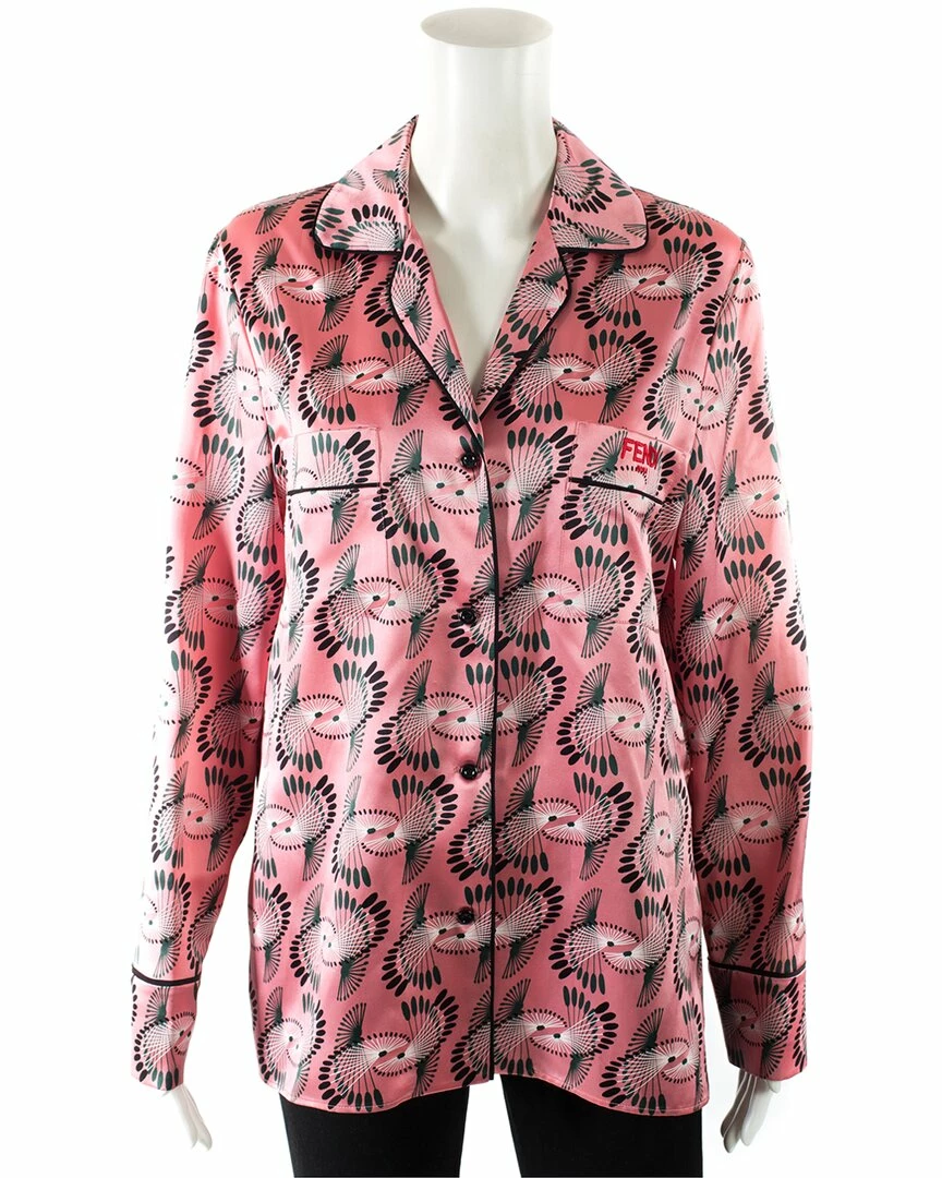 FENDI 2020 Silk Blouse, Size IT 40, NWT (Authentic Pre-Owned) Women Tops 1 FENDI 2020 Silk Blouse, Size IT 40, NWT (Authentic Pre-Owned) Women Tops